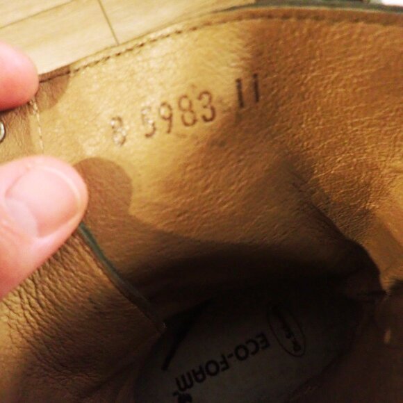 Leather Locke Lace Up Combat Boots 11 - Punk Rock - Picture 6 of 10